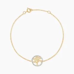 Bracelet Eleone Or Jaune Diamant