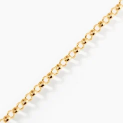 Bracelet Elviaae Maille Jaseron Or Jaune