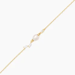 Bracelet Elysia Or Jaune Perle De Culture Oxyde De Zirconium