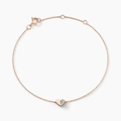 Bracelet Emilia Or Rose Diamant
