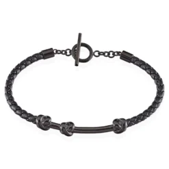 Bracelet Emilien Acier Noir