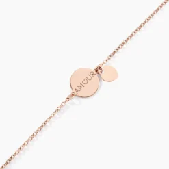 Bracelet Eternelle Argent Rose