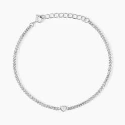 Bracelet Eternity Argent Blanc Oxyde De Zirconium