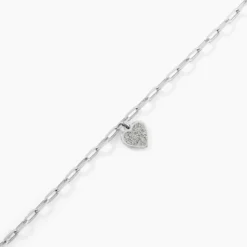 Bracelet Etincelante Argent Blanc