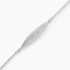 Bracelet Etta Argent Blanc