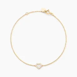 Bracelet Eufemia Or Jaune Oxyde De Zirconium