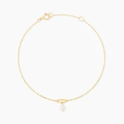 Bracelet Eusebios Or Jaune Perle De Culture