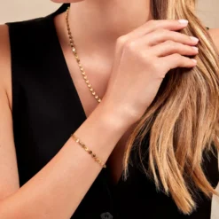Bracelet Eva Acier Jaune