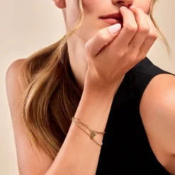Bracelet Eva Acier Jaune