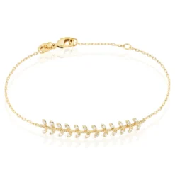 Bracelet Fabrizia Plaqué Or Jaune Oxyde De Zirconium