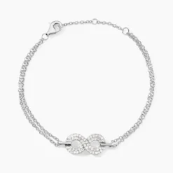 Bracelet Fily Argent Blanc Oxyde De Zirconium