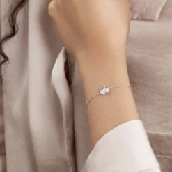 Bracelet Flamen Argent Blanc Oxyde De Zirconium