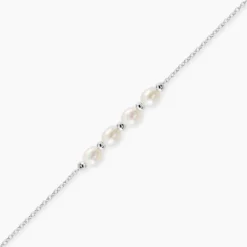Bracelet Flawless Argent Blanc Perle De Culture