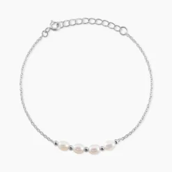 Bracelet Flawless Argent Blanc Perle De Culture