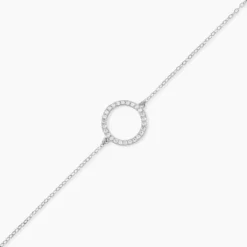 Bracelet Francesca Argent Blanc Oxyde De Zirconium