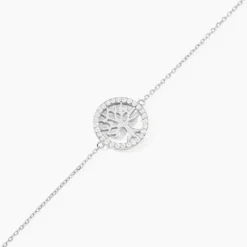 Bracelet Galla Argent Blanc Oxyde De Zirconium