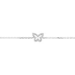 Bracelet Gladys Argent Blanc Oxyde De Zirconium
