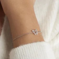 Bracelet Gladys Argent Blanc Oxyde De Zirconium