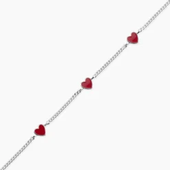 Bracelet Griotte Argent Blanc