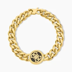 Bracelet Guess 4G Icon Acier Jaune