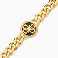 Bracelet Guess 4G Icon Acier Jaune