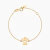 Bracelet Hallie Ange Et Coeur Or Jaune