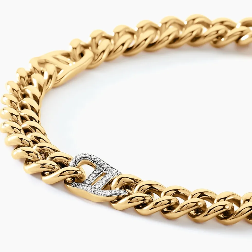 Bracelet Haskel Or Jaune Diamant