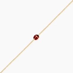 Bracelet Helidie Coccinelle Or Jaune