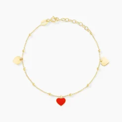 Bracelet Hinde Argent Jaune