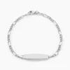 Bracelet Identité Bartolomee Or Blanc