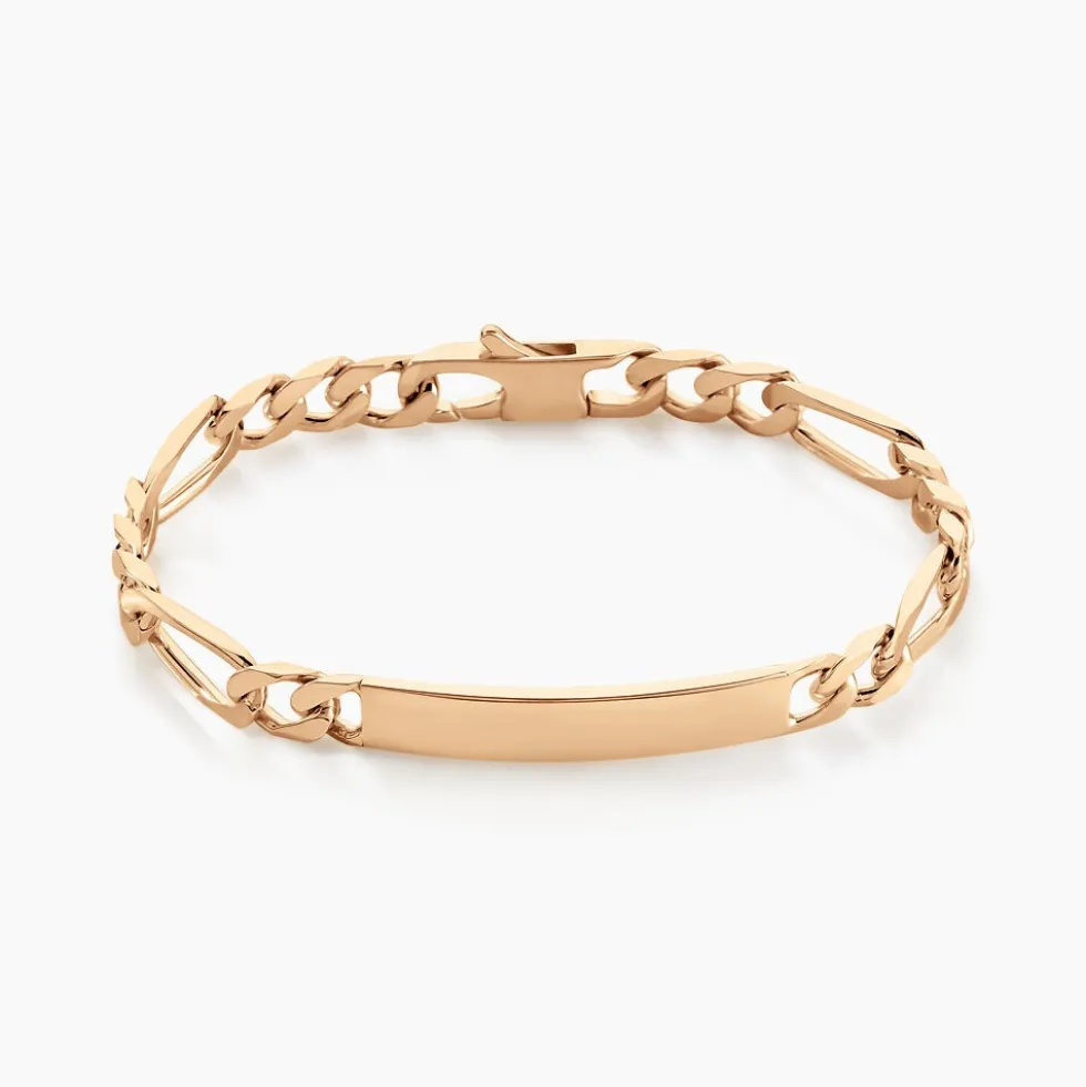 Bracelet Identité Bixente Plaqué Or Jaune