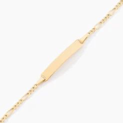 Bracelet Identite Bebe Or Jaune Bartolomee