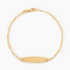 Bracelet Identité Eowyn Maille Fantaisie Or Jaune