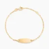 Bracelet Identité Eowyn Maille Fantaisie Or Jaune