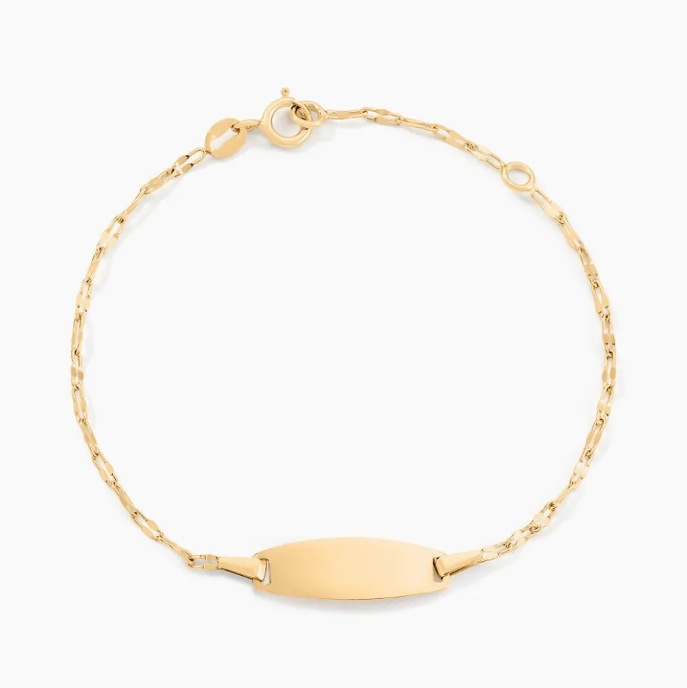 Bracelet Identité Eowyn Maille Fantaisie Or Jaune