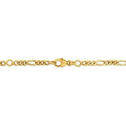 Bracelet Identité Fanelia Maille Marine Or Jaune
