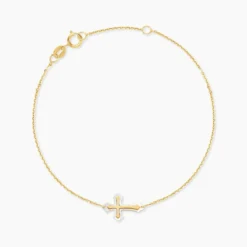 Bracelet Ifan Or Jaune Nacre