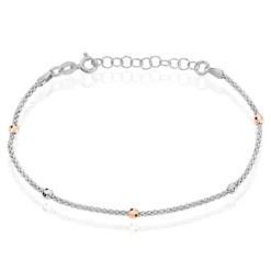 Bracelet Ingride Argent Tricolore