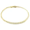 Bracelet Iris Or Jaune Maille Gourmette
