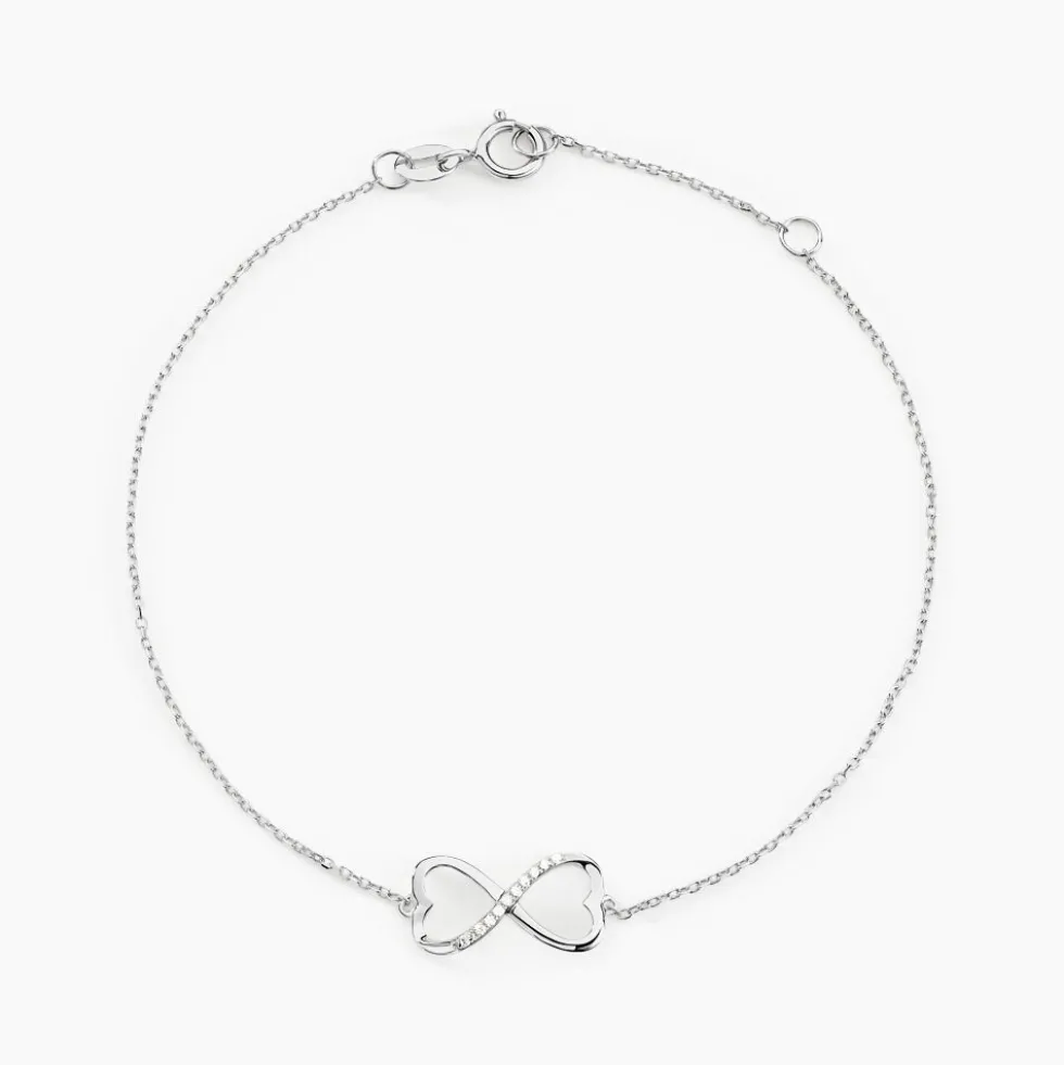 Bracelet Irmela Or Blanc Diamant