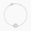 Bracelet Irmine Argent Blanc Oxyde De Zirconium