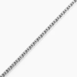 Bracelet Ivy Maille Haricot Or Blanc