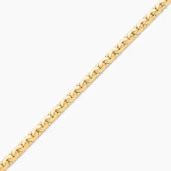 Bracelet Ivy Maille Haricot Or Jaune