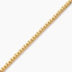 Bracelet Ivy Maille Haricot Or Jaune