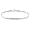 Bracelet Ivy Maille Haricot Or Blanc