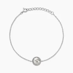 Bracelet Izarra Argent Blanc Nacre