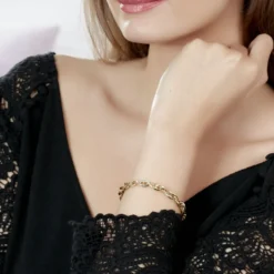 Bracelet Izar Torsadee Or Jaune