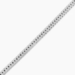 Bracelet Izel Maille Anglaise Or Blanc
