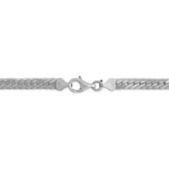 Bracelet Izel Maille Anglaise Or Blanc