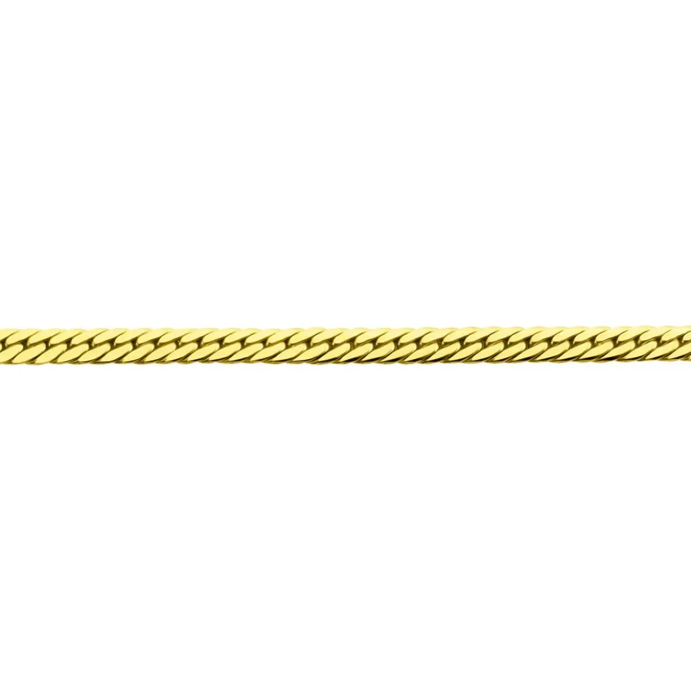 Bracelet Izel Maille Anglaise Or Jaune